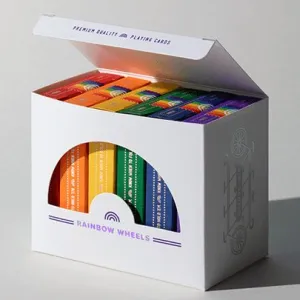 DKNG Rainbow Wheels Playing Cards by Art of Play