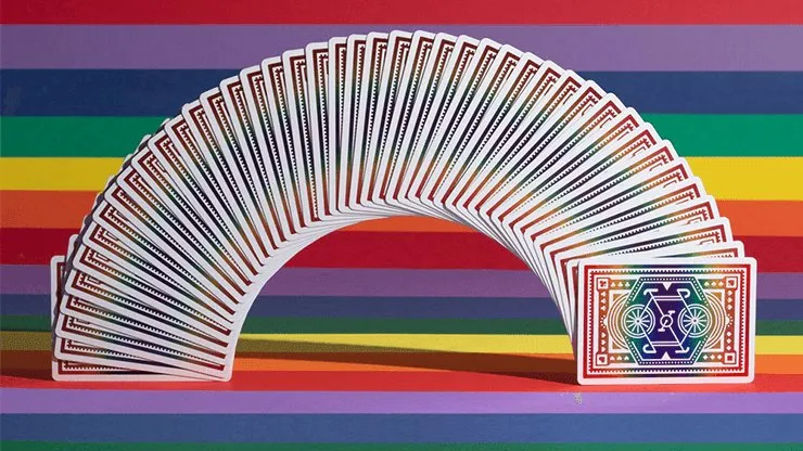 DKNG Rainbow Wheels Playing Cards by Art of Play
