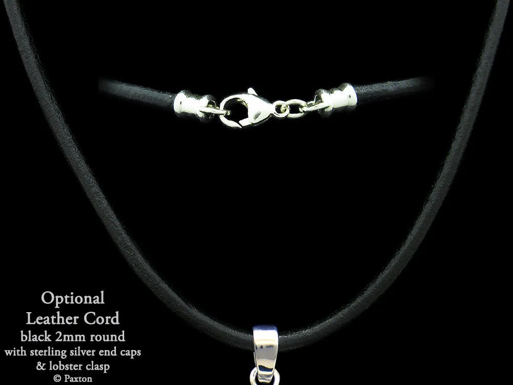 Dragon Charm Necklace Sterling Silver