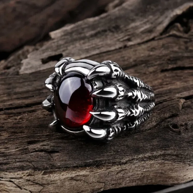 Dragon Claw Steel Ring