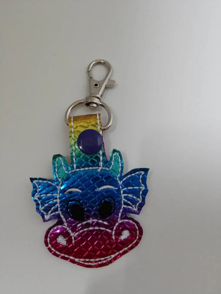 Dragon gift - dragon party favor - dragon finger puppets - dragon keychain - pretend play - fantasy - dragon stuffie - personalalized