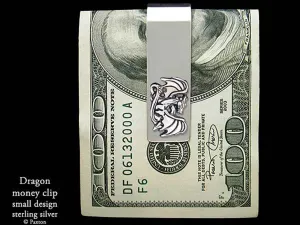 Dragon Money Clip Sterling Silver