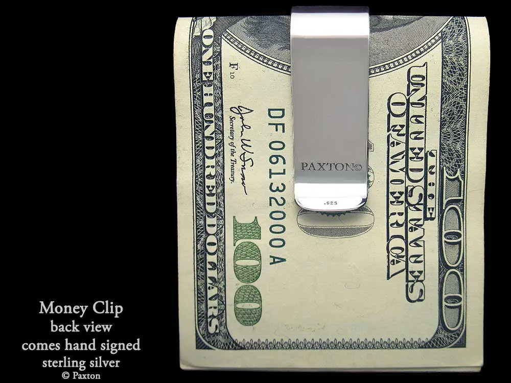 Dragon Money Clip Sterling Silver
