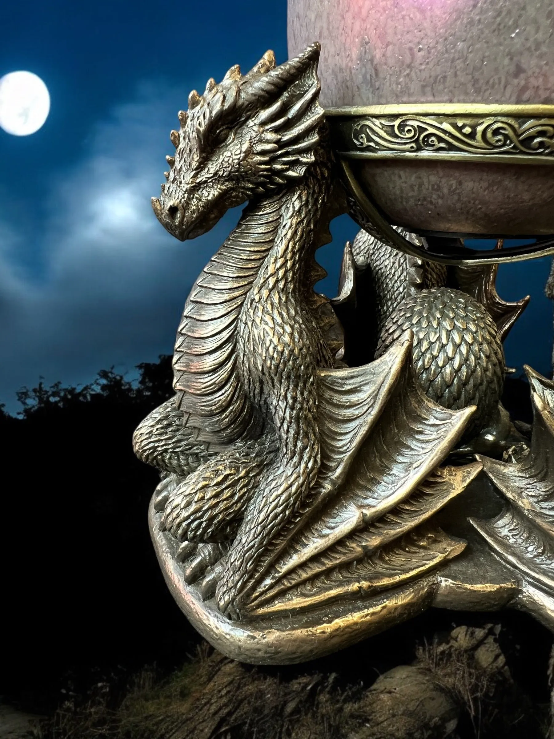 Dragon's Prophecy with LED Dragon Egg by Luna Lakota