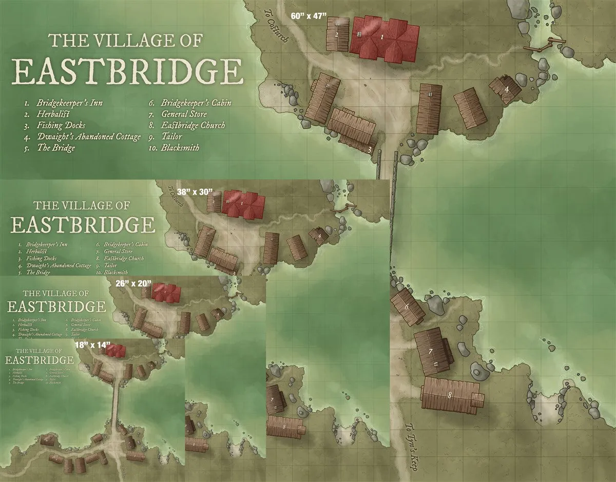 Eastbridge Fantasy Map