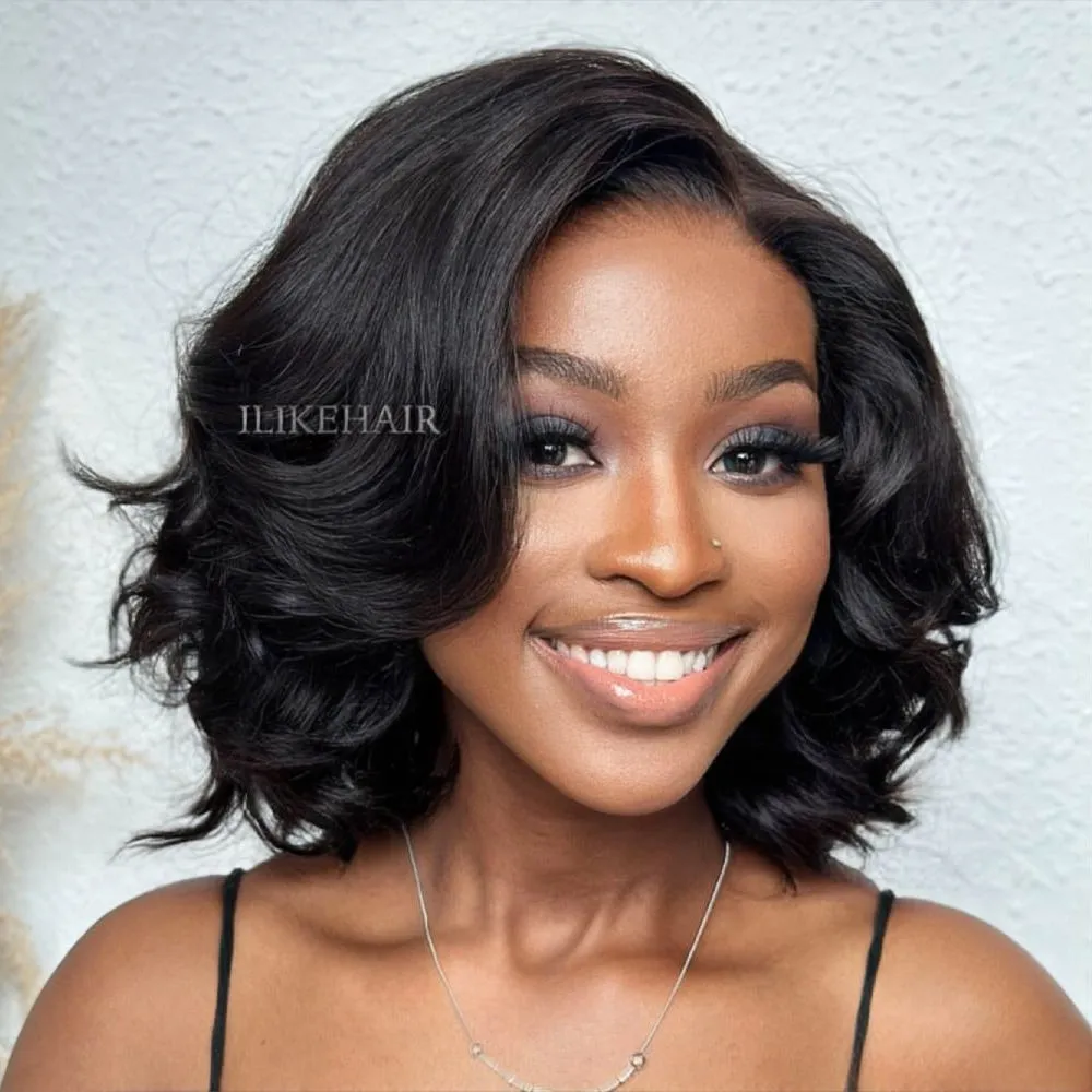 Elegant Ombre Color Loose Wave 5x5 Glueless Closure Lace Wig