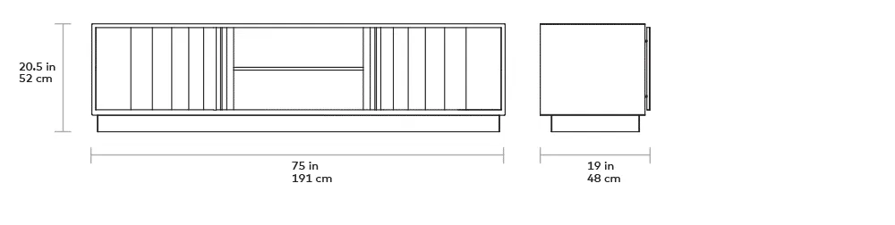 Elora Media Stand