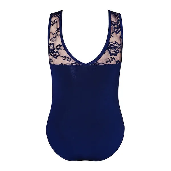 Energetiks Hannah Lace Leotard | Navy | Child