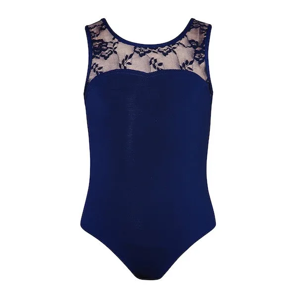 Energetiks Hannah Lace Leotard | Navy | Child