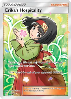 Erika's Hospitality 174/181 FULL ART FOIL RARE