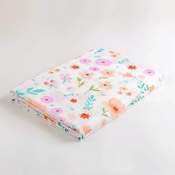 Extra Large Wildflower Bamboo Muslin
