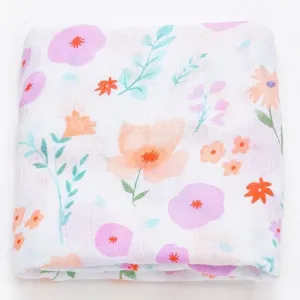 Extra Large Wildflower Bamboo Muslin