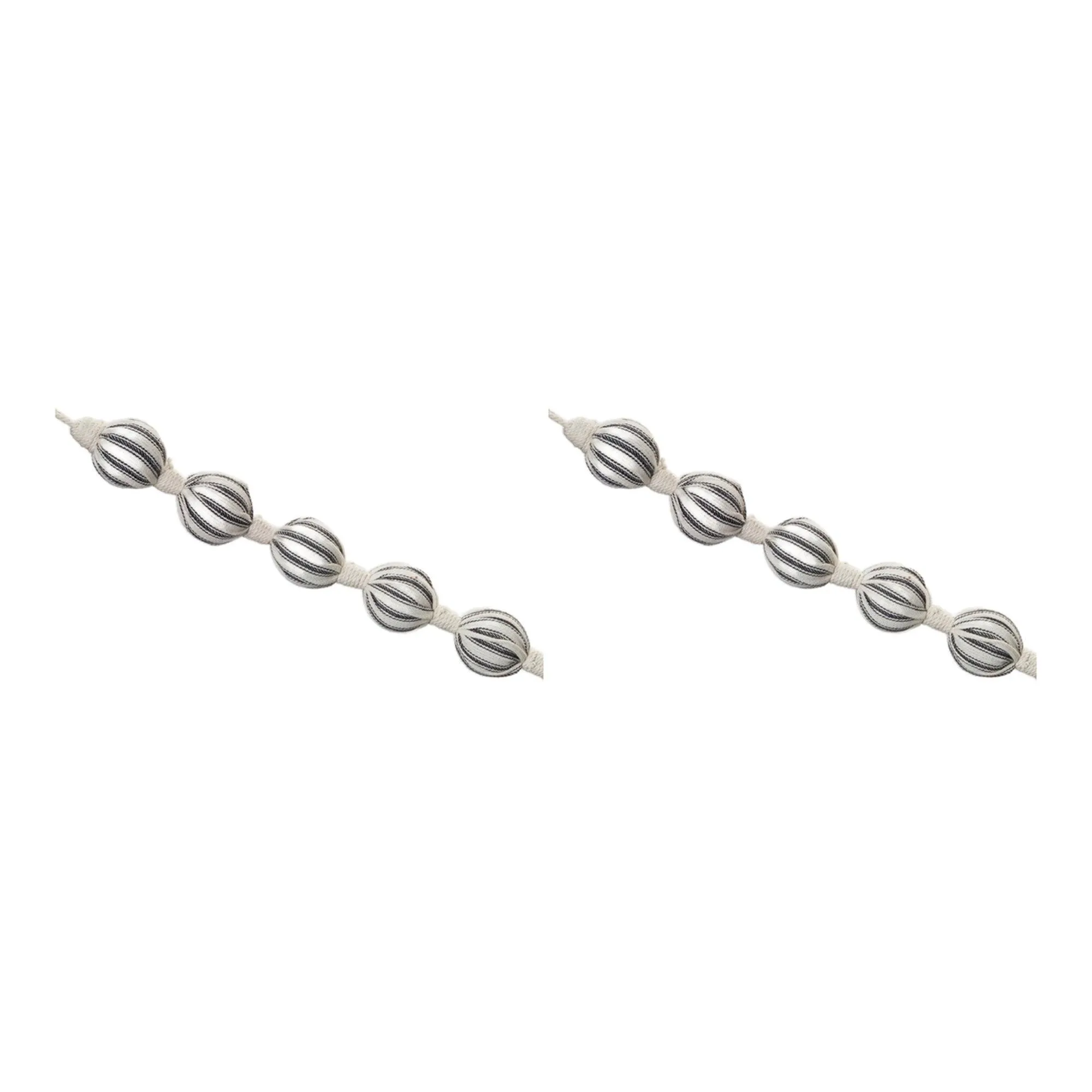 Fabric Ball String Garland (Set of 2)