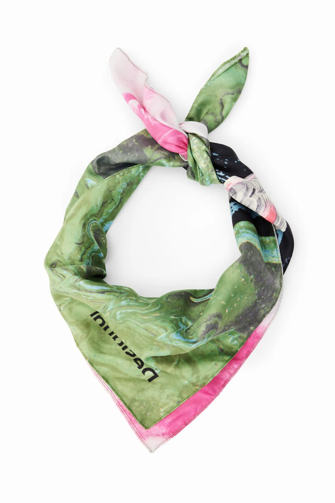 Fantasy square scarf women