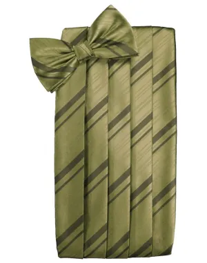 Fern Kids Striped Satin Cummerbund