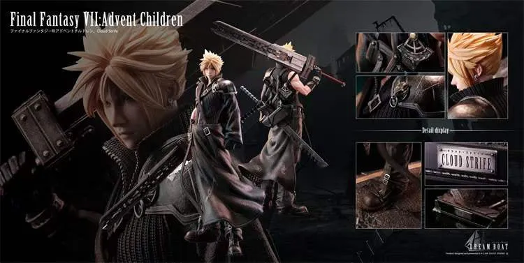 Final Fantasy VII -Cloud Strife Final Fantasy Resin Statue Dream Boat Studio (DELUXE)