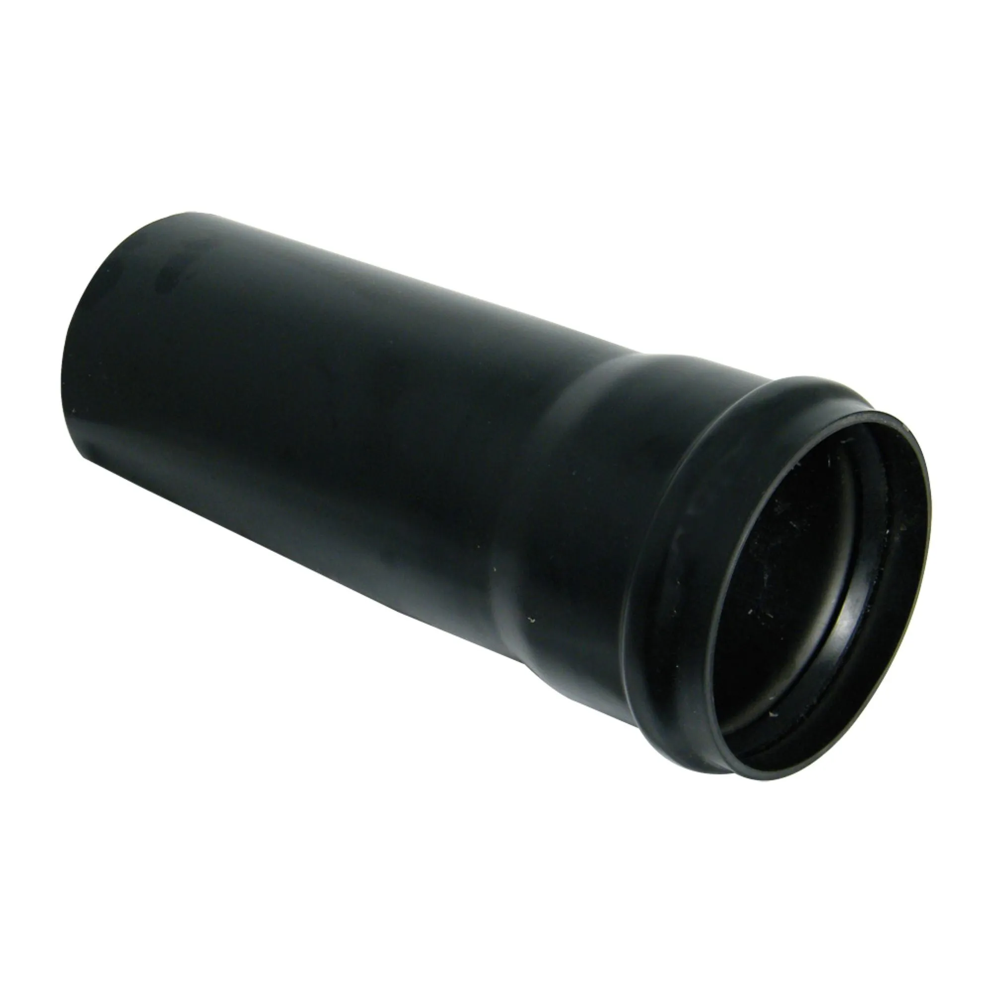 FloPlast 110mm Single Socket Soil Pipe 4 Metre Black (Pack of 2)