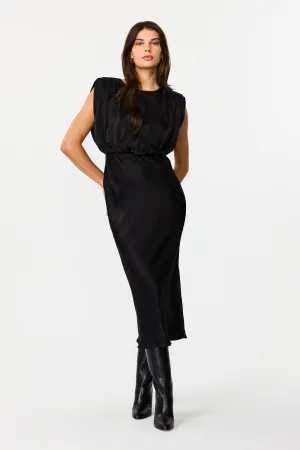 Flora Silk Midi Dress