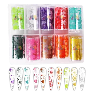 Foil Case - Neon Hearts & Stars