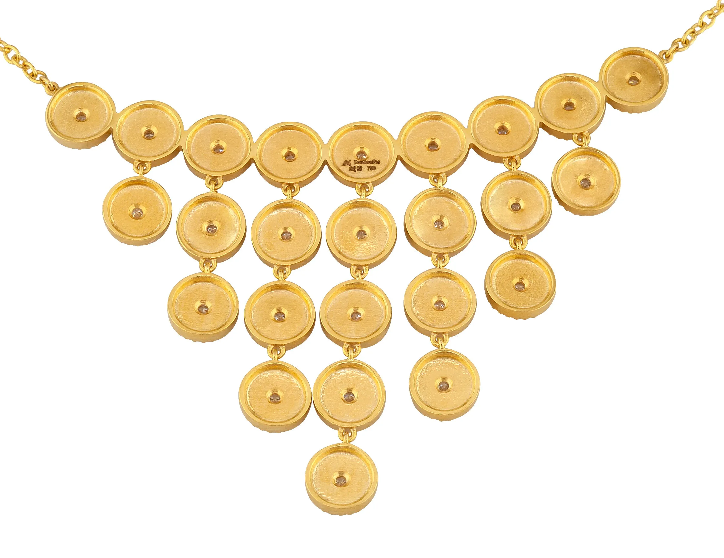 Geometric Circles Full Necklace
