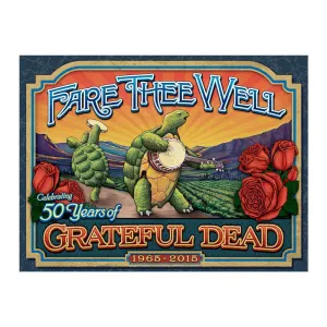 GRATEFUL DEAD 2015 Terrapin Crate Gold Foil Brian Carroll