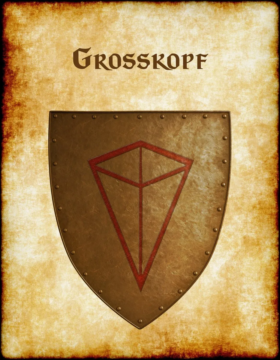 Grosskopf Heraldry of Greyhawk Anna Meyer Cartography Canvas Art Print