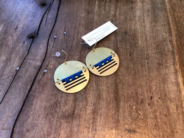 Haden Designs Borner Earrings (Three Thread Colors)