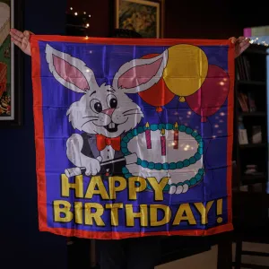 Happy Birthday Silk 36 inch by Ginn and Goshman