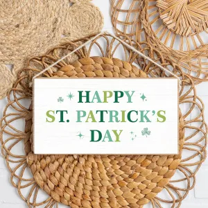 Happy St. Patrick's Day Twine Hanging Sign