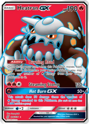 Heatran GX 216/236 FULL ART ULTRA RARE