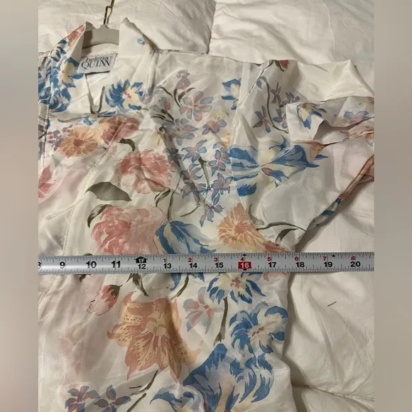 Helena Quinn Short Floral Kimono Robe - NWOT - OS