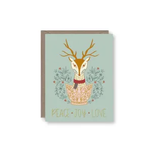 Holiday Cups Gold Foil Gift Card