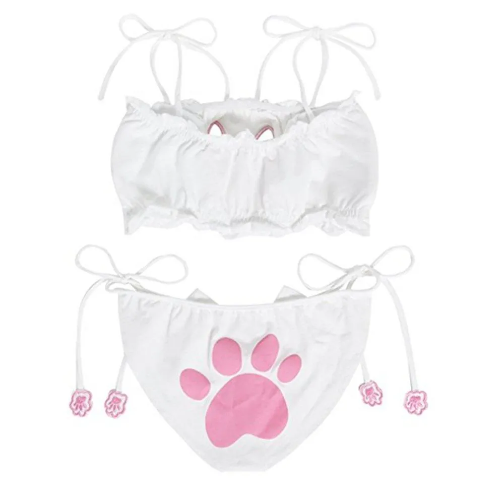 IN-STOCK - Clothing - Sexy Kitten Costume - White Cat Doll Outfit