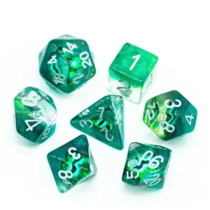 JADE DRAGON EYE RPG DICE SET