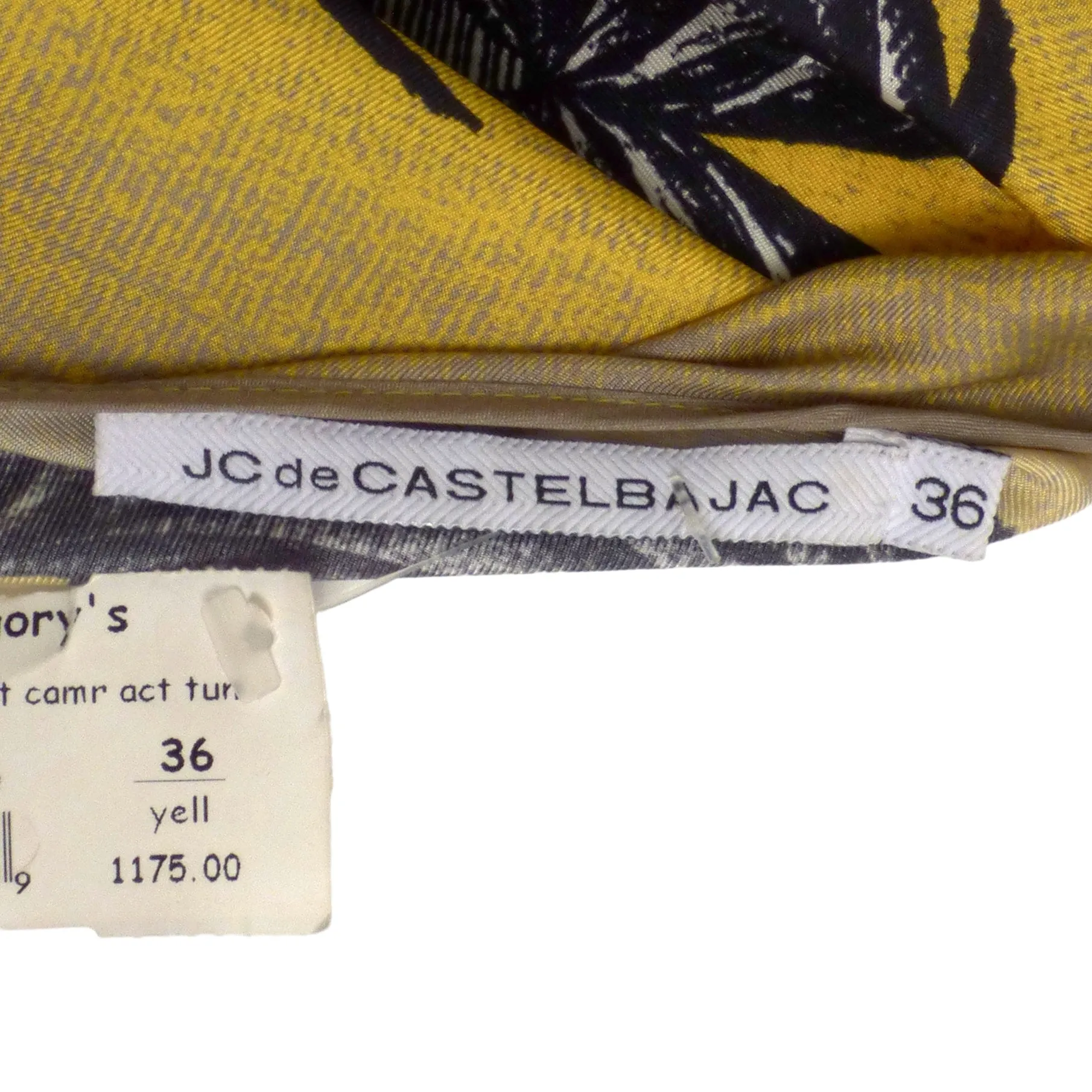 JC de CASTELBAJAC- NWT 2013 Palm Tree Print Dress, Size 6