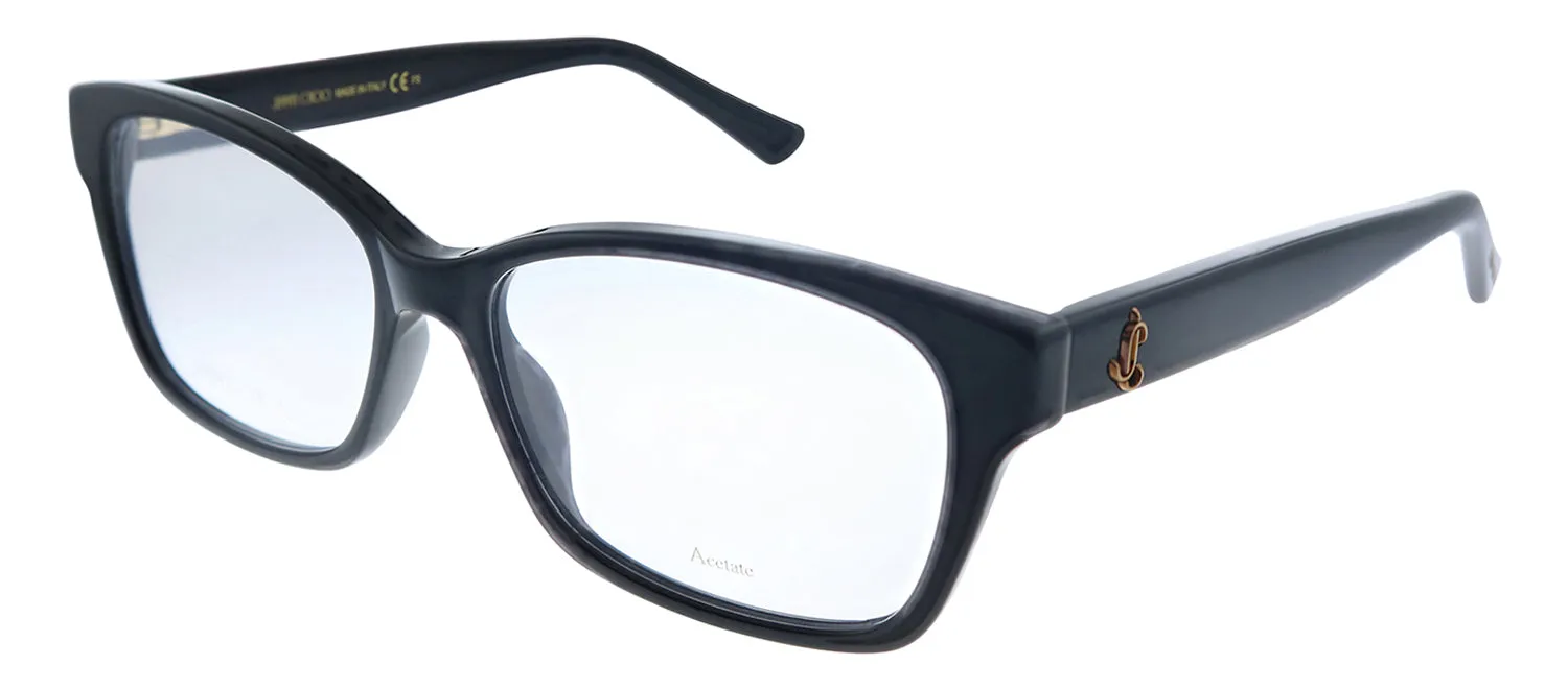 Jimmy Choo JC 270 807 Square Plastic Black Eyeglasses with Demo Lens