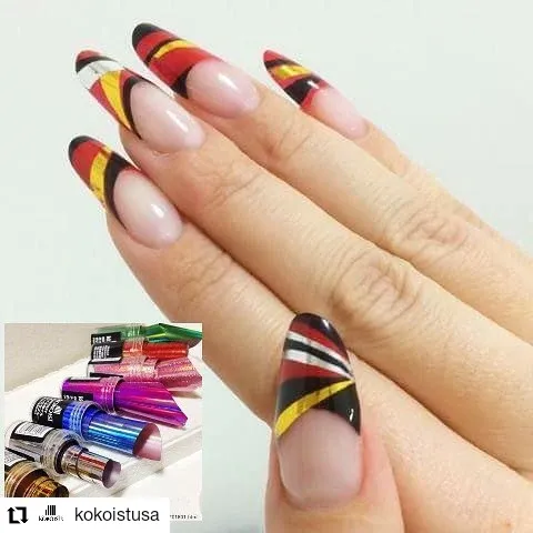 K-   Nail Foil Gold (D)