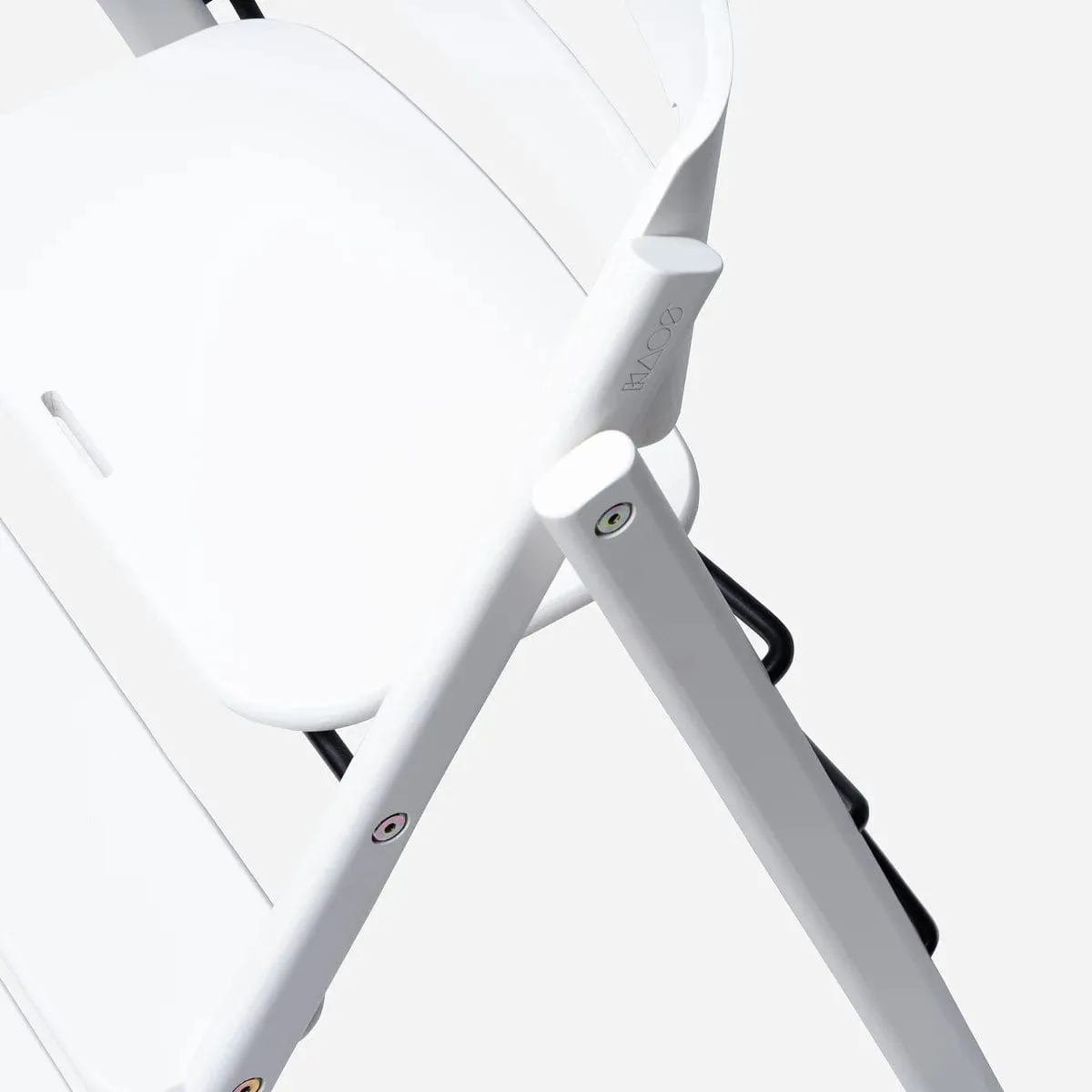 KAOS Klapp Highchair - Smooth Beech / White