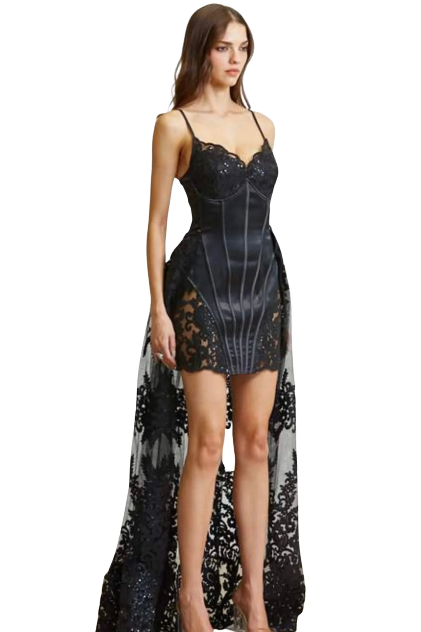 Kay Satin Mini Dress