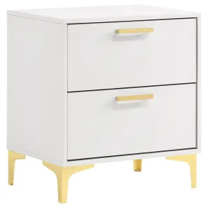 Kendall 2-drawer Nightstand White