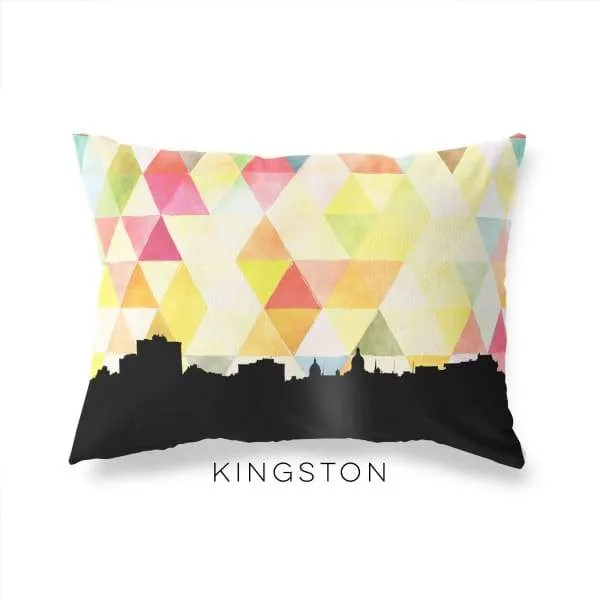 Kingston, Jamaica geometric skyline