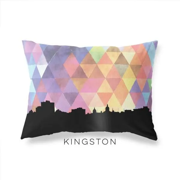 Kingston, Jamaica geometric skyline
