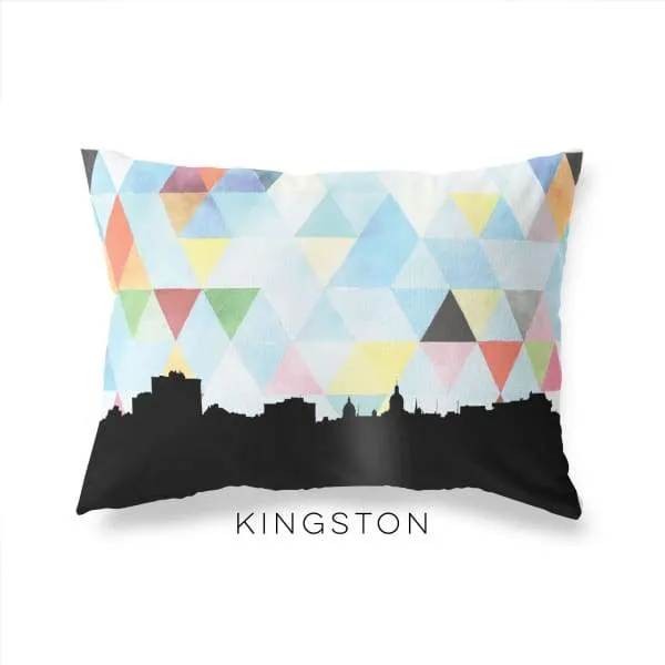 Kingston, Jamaica geometric skyline