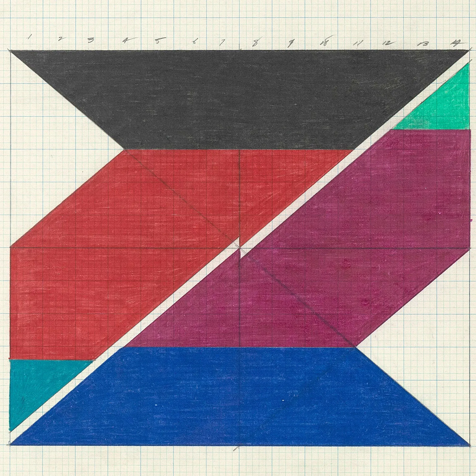 LARRY ZOX "UNTITLED (PUSH)", 1966