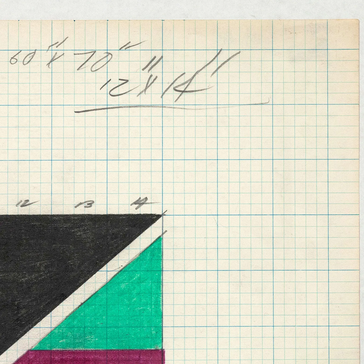 LARRY ZOX "UNTITLED (PUSH)", 1966