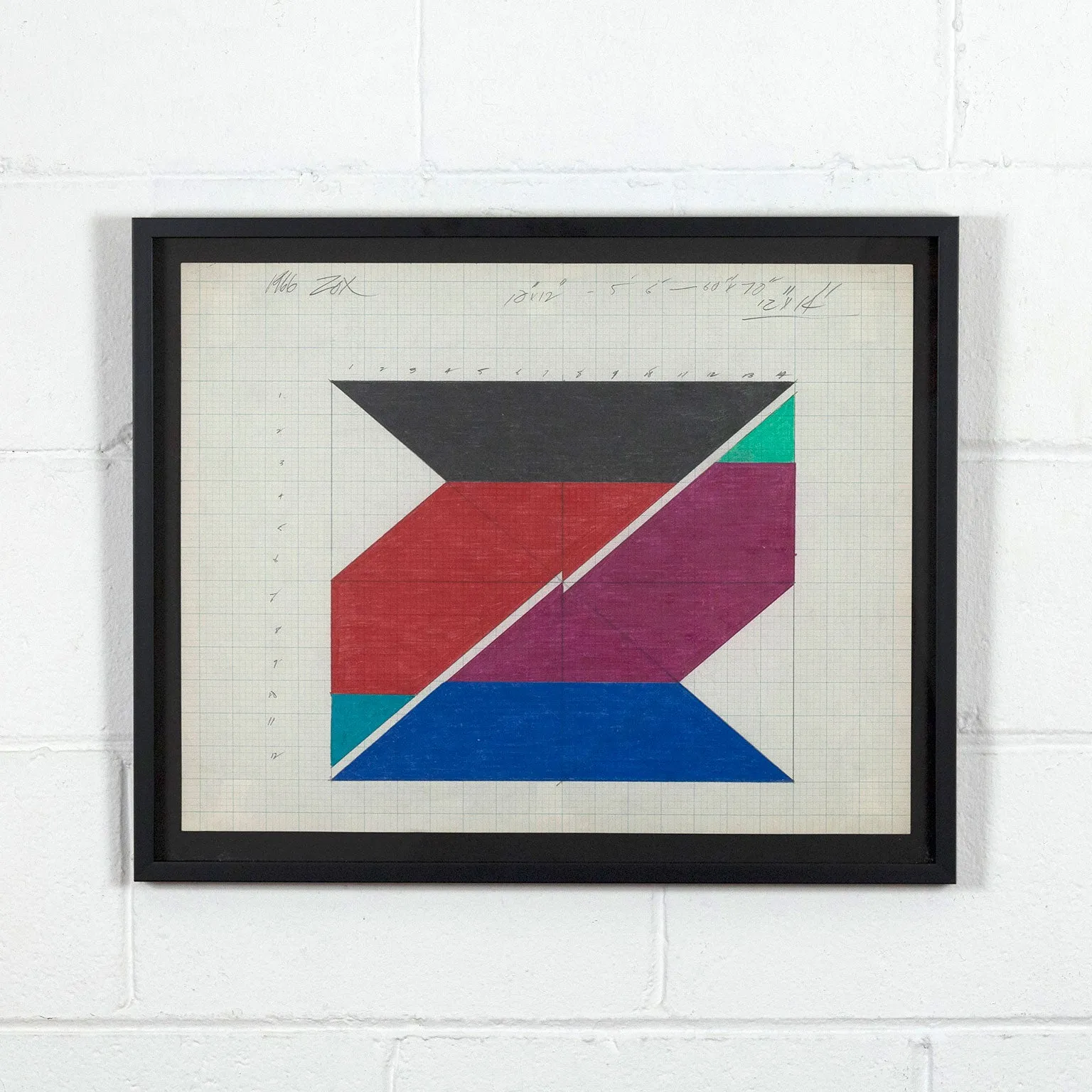 LARRY ZOX "UNTITLED (PUSH)", 1966