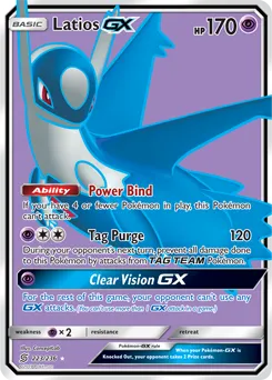 Latios GX 223/236 FULL ART ULTRA RARE