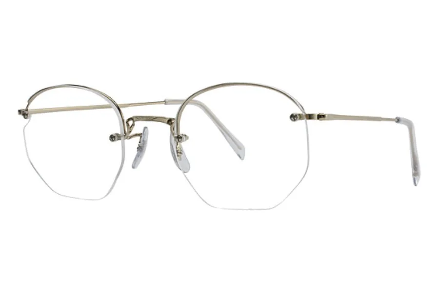 Legendary Looks Eyeglasses Art-Bilt Rimway Skull Temples