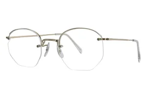 Legendary Looks Eyeglasses Art-Bilt Rimway Skull Temples