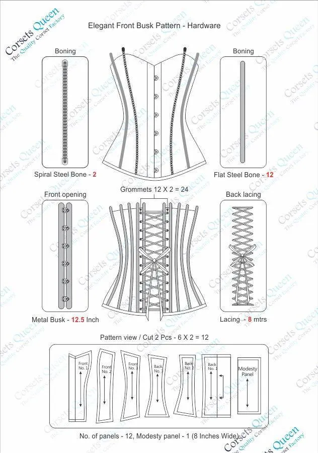 Levi Overbust Couture Corset